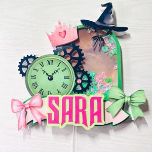 Wicked Theme Birthday Shaker Cake Topper | Cupcake Toppers |  Birthday | Personalized