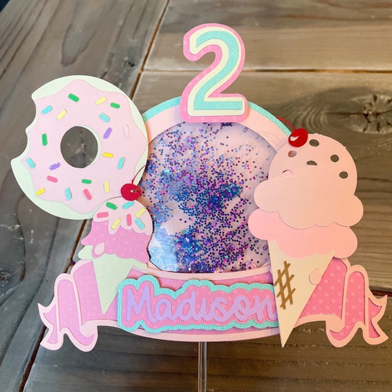 Two Sweet Cake and Cupcake Topper 2nd Birthday - Etsy