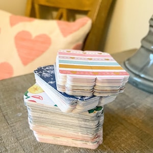 Pestañas de diario basura / pestañas de planificador / pestañas de scrapbooking / pestañas de diario / pestañas divisorias / sin adhesivo / pestañas de carpeta de archivos Conjunto de 25