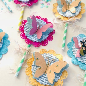 Mini-embellissements fantaisistes pour baguettes en papier - lot de 3