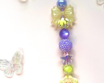 Handgemaakte portemonnee bedel met kralen | Tasbedel | Sleutelhangeraccessoire | Cadeau voor haar | Leuke tashanger | Aangepaste bedel voor tas of rugzak