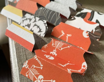 Holiday-Seasonal Junk Journal Tabs Planner Tabs | Scrapbooking Tabs | Journal Tabs | Divider Tabs | No Adhesive | File Folder Tabs Set of 25