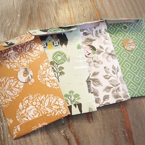 Maggie Holmes Coin Envelopes | ATC Sleeves |  Handmade Coin Envelopes | Stationary | Junk Journal | Mini Album