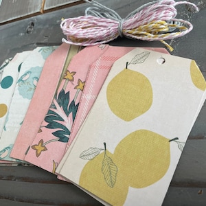 Etiquetas de regalo surtidas de doble cara/tarjetas de bolsillo de doble cara para diario/tarjeta de índice con pestañas/variedad de páginas de archivo/tarjetas de recetas