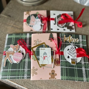 Set Weihnachtskartenhalter