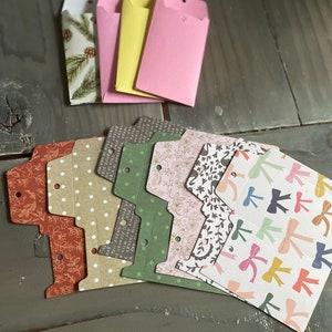 Münze Umschläge | ATC Ärmel |  Handgefertigte Münzumschläge | Briefpapier | Junk Journal | Mini-Album | Diverse Designerpapiere