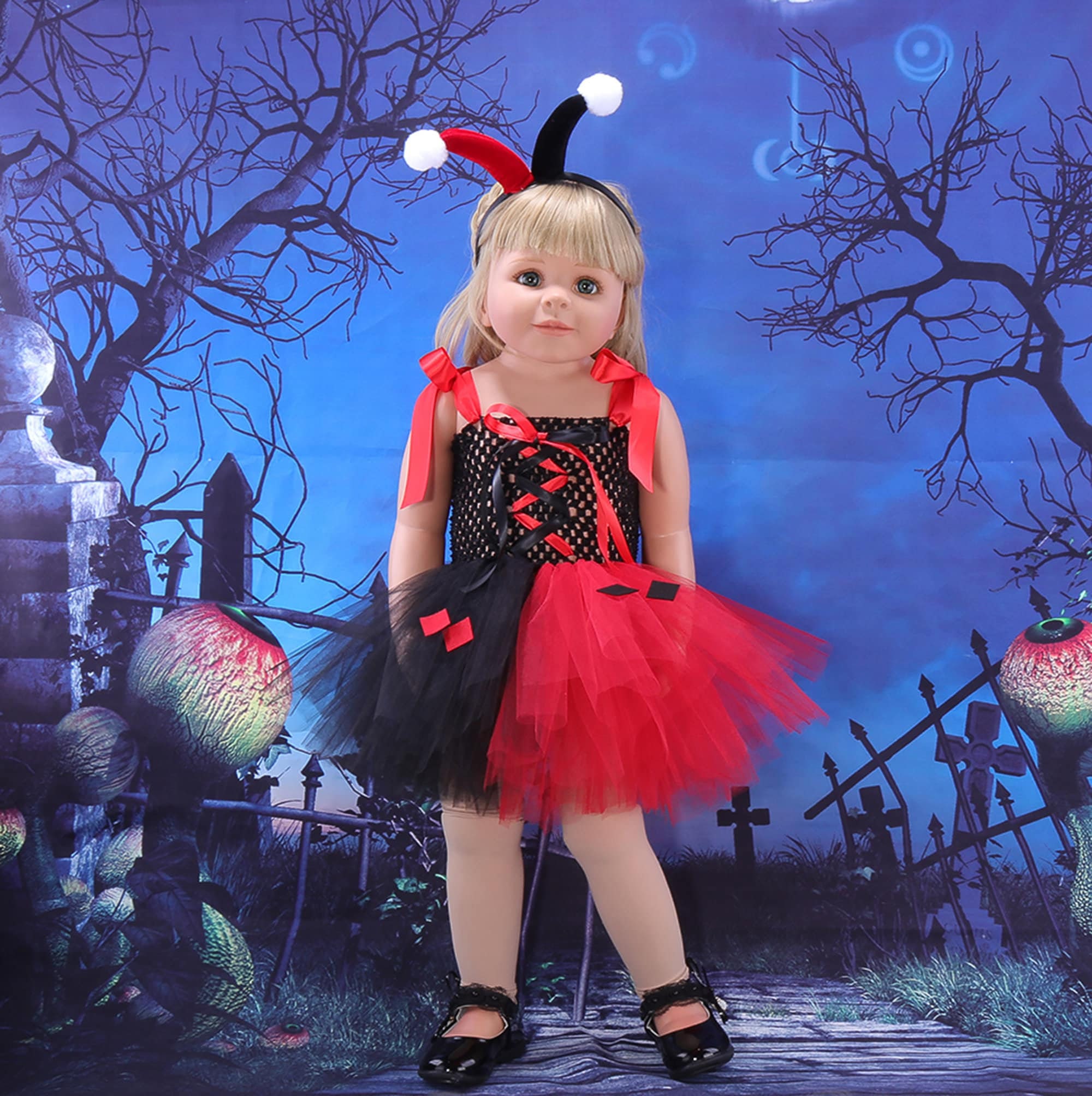 Harley Quinn Onesie vestito bambino o bambino corredino kawaii Cosplay  Costume -  Italia