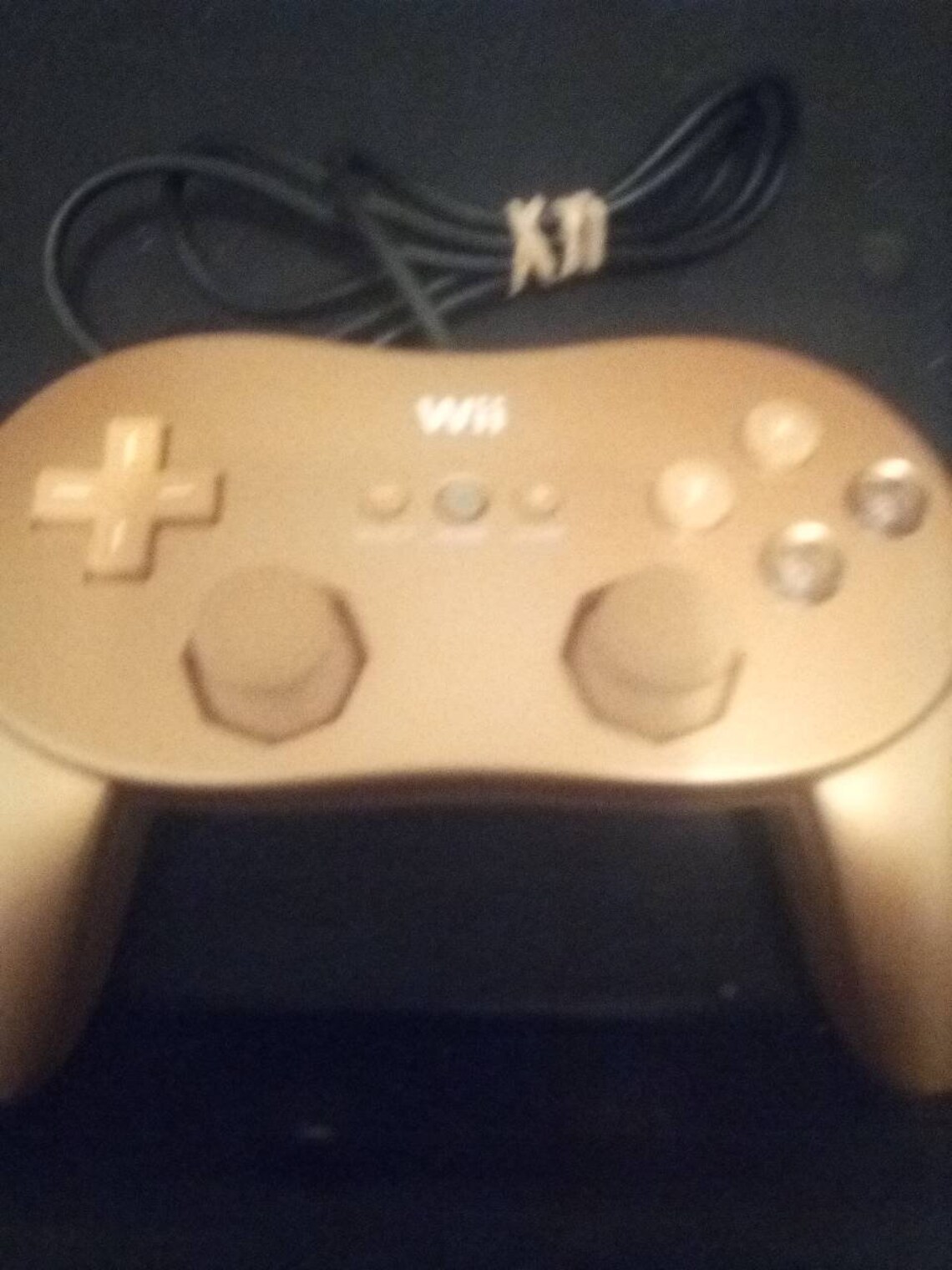 Gold Wii classic pro controller Etsy