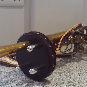 English Destroyer Mk.4 The Eagles Kiss - Steampunk Flintlock Rifle/Gun Custom Built Cosplay Prop, Unique Handmade One-Off Brass/Wood
