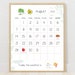 Homeschool DIY Calendar, Classroom Calendar Printable With US and ...
