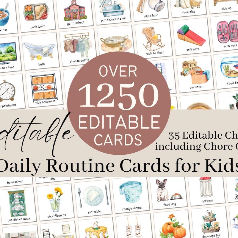 Printable Preschool Picture Schedule - Etsy