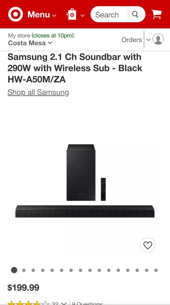 Samsung 2.1 290 Watt Soundbar | Etsy 