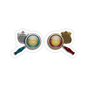 Nancy Drew Magnifying Glasses Sticker Set - Master Sleuth - Junior Slueth -  Nancy Drew Sticker