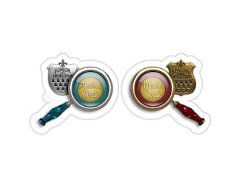 Nancy Drew Detektiv Lupensticker Set - Lupensticker