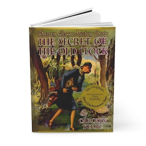 The Secret of the Old Clock | Nancy Drew Hardcover Journal | Nacy Drew Notebook | Nancy Drew Book