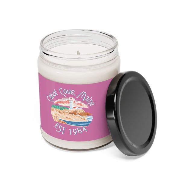 Cabot Cove Candle | Cabot Cove Scented Soy Candle, 9oz | Murder She Wrote Gift | Jessica Fletcher Gift