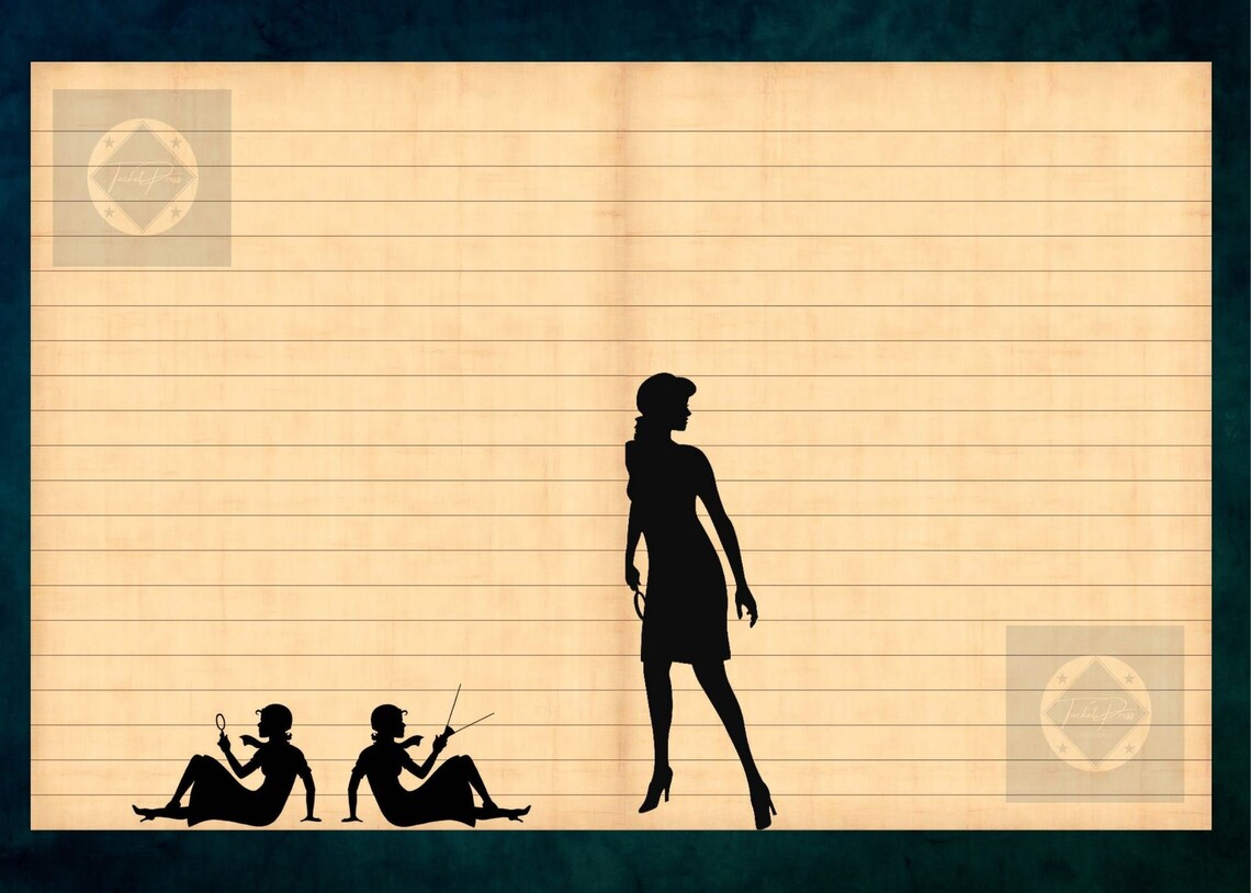 Nancy Drew, Printable Stationery | Digital Paper | Writing Paper ...