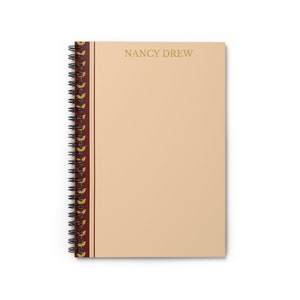 Nancy Drew - Nancy Drew Spiral Notebook - Nancy Drew Inspired Replica Notebook