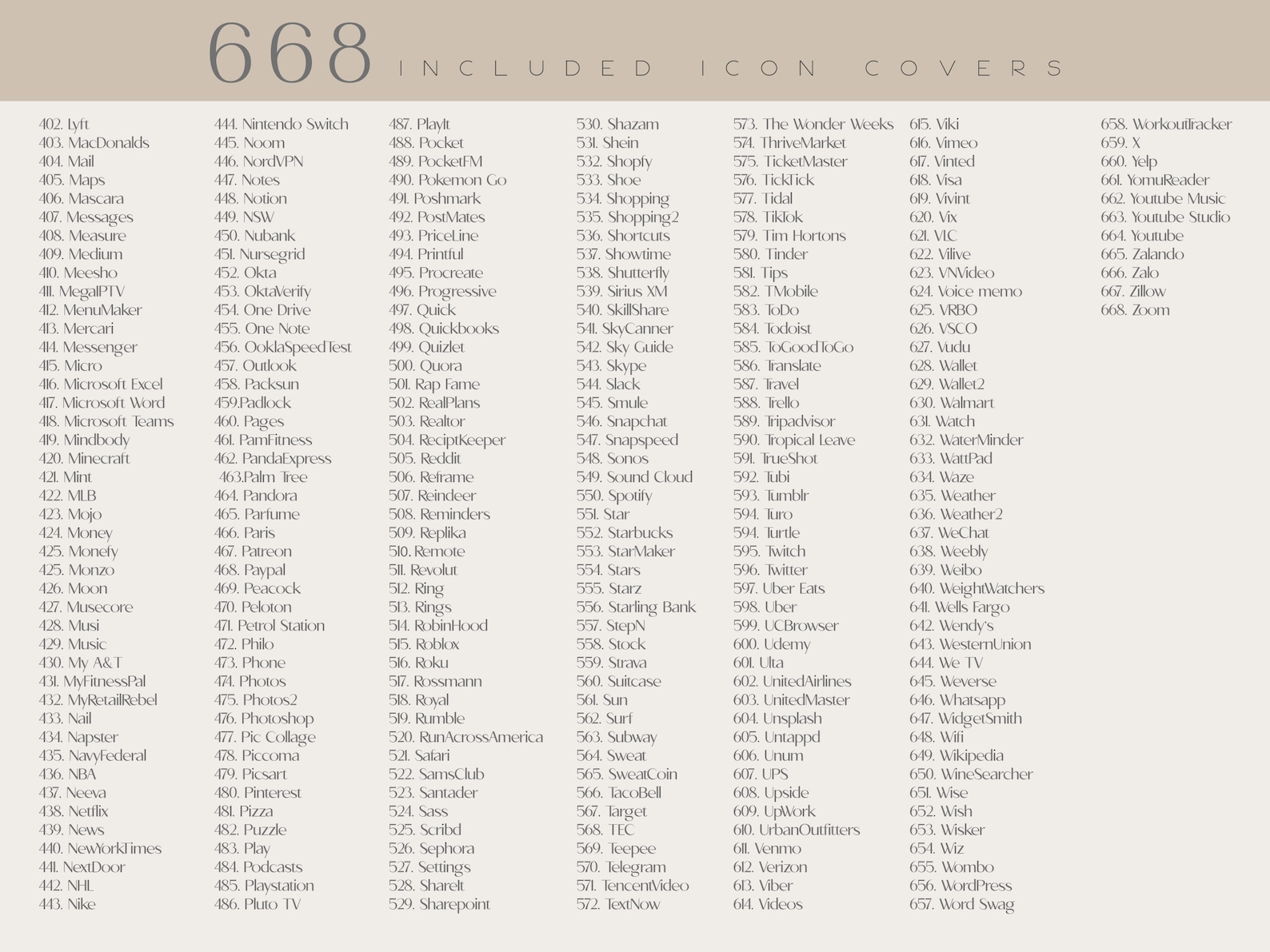 Ios Green and Pink App Icons, Neutral Icon Pack Aesthetic Original ...