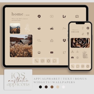 May include: A digital illustration of a phone screen with a brown background and icons for various apps, including Instagram, Facebook, Twitter, and TikTok. The text "I have a DREAM" is displayed on the screen. The phone is surrounded by other icons, including a house, a coffee cup, and a plant.