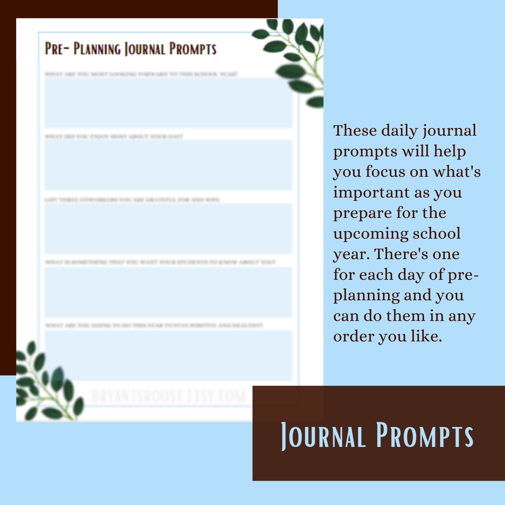 Preplanning Simple Pre-planning Teacher Bundle | Instant Download Printable | Classroom ...