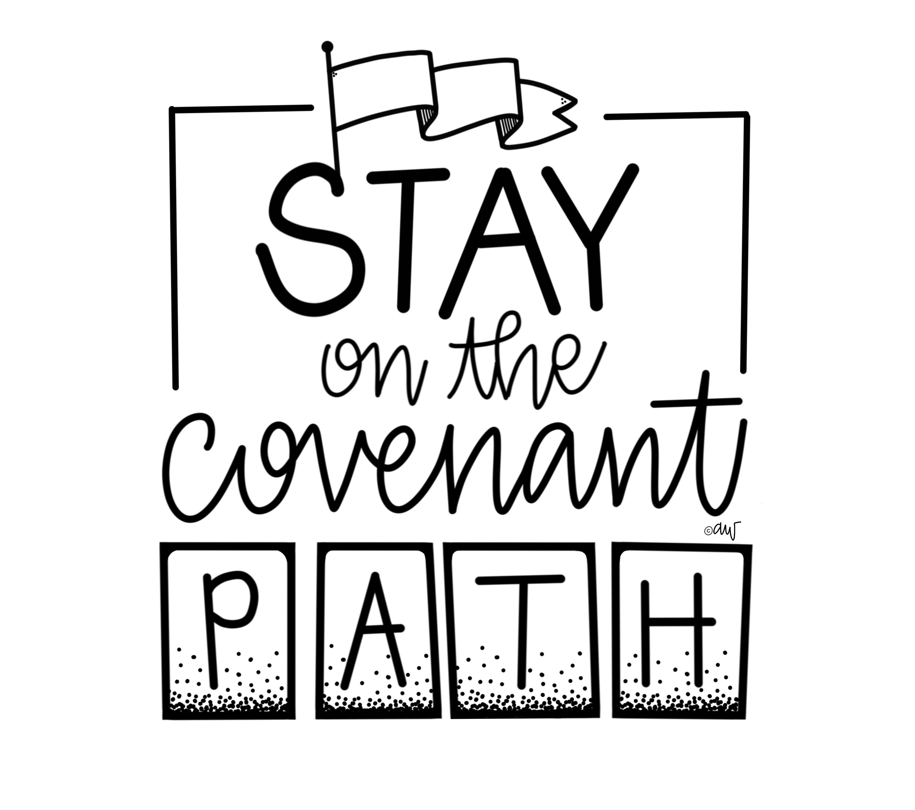 Stay on the Covenant Path BUNDLE - Etsy