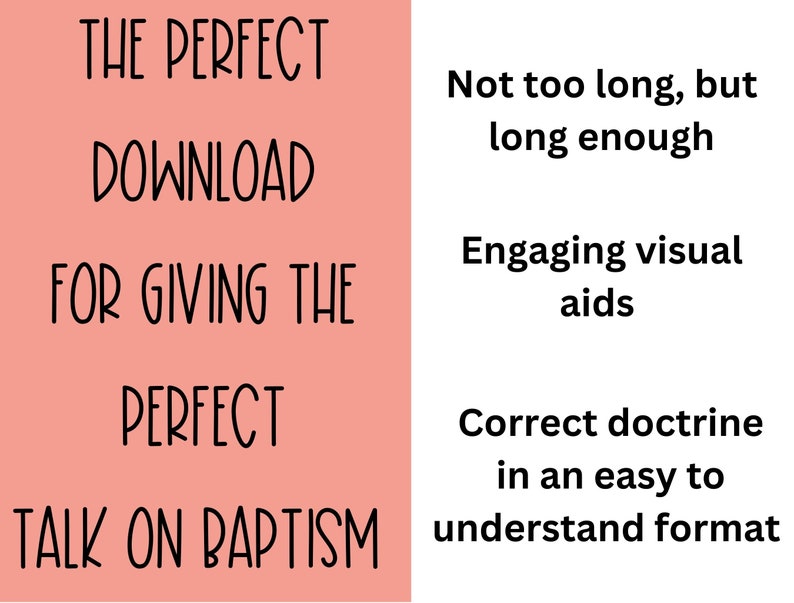 Three Bears of Baptism Printables and Talk LDS Baptism Talk Bear the ...