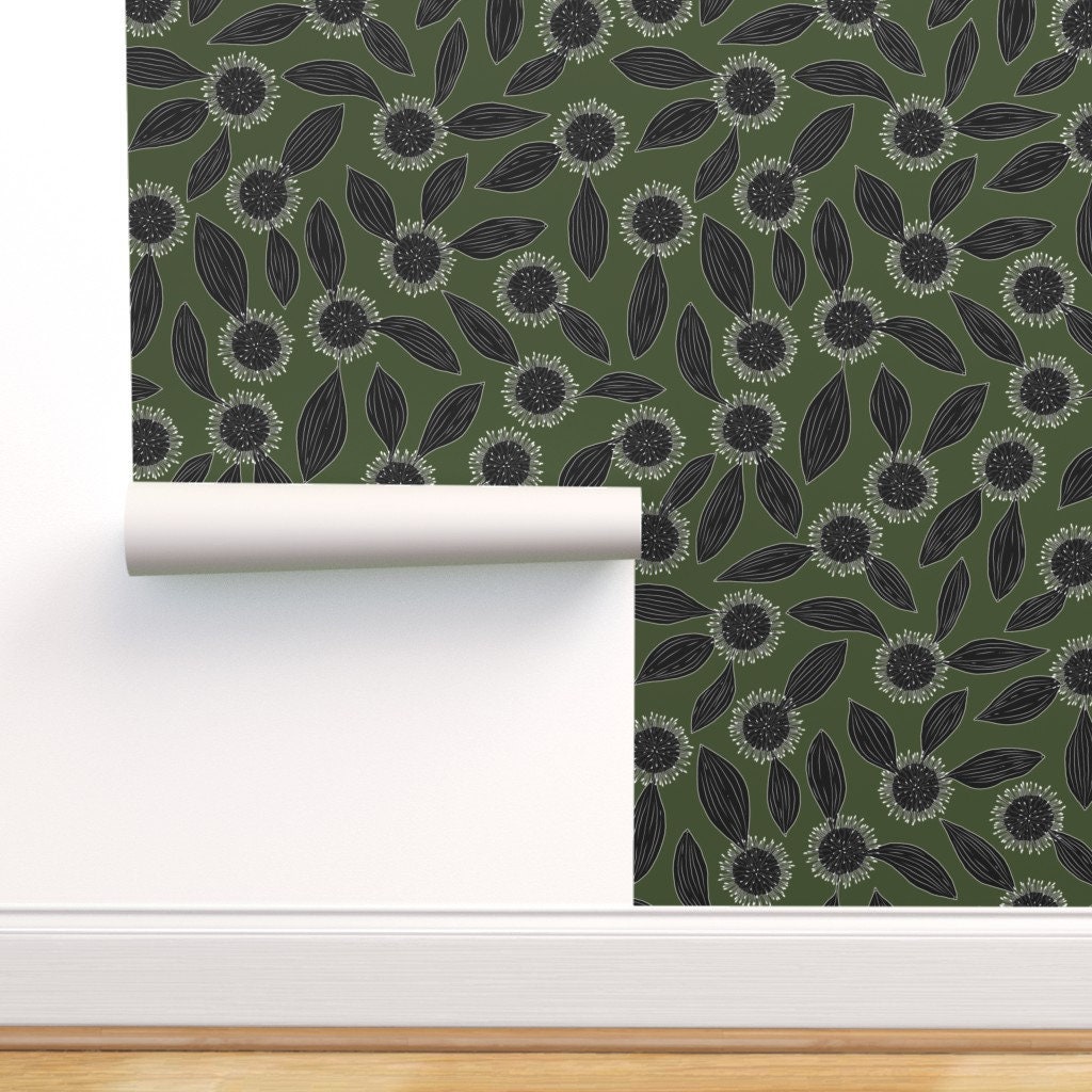 FEELPZONE Matte Green Wallpaper Peel and Stick for Kids Bedroom Thick Green  Contact Paper for