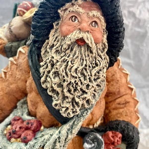 Wilderness Santa by June McKenna 1989, signed collectible vintage