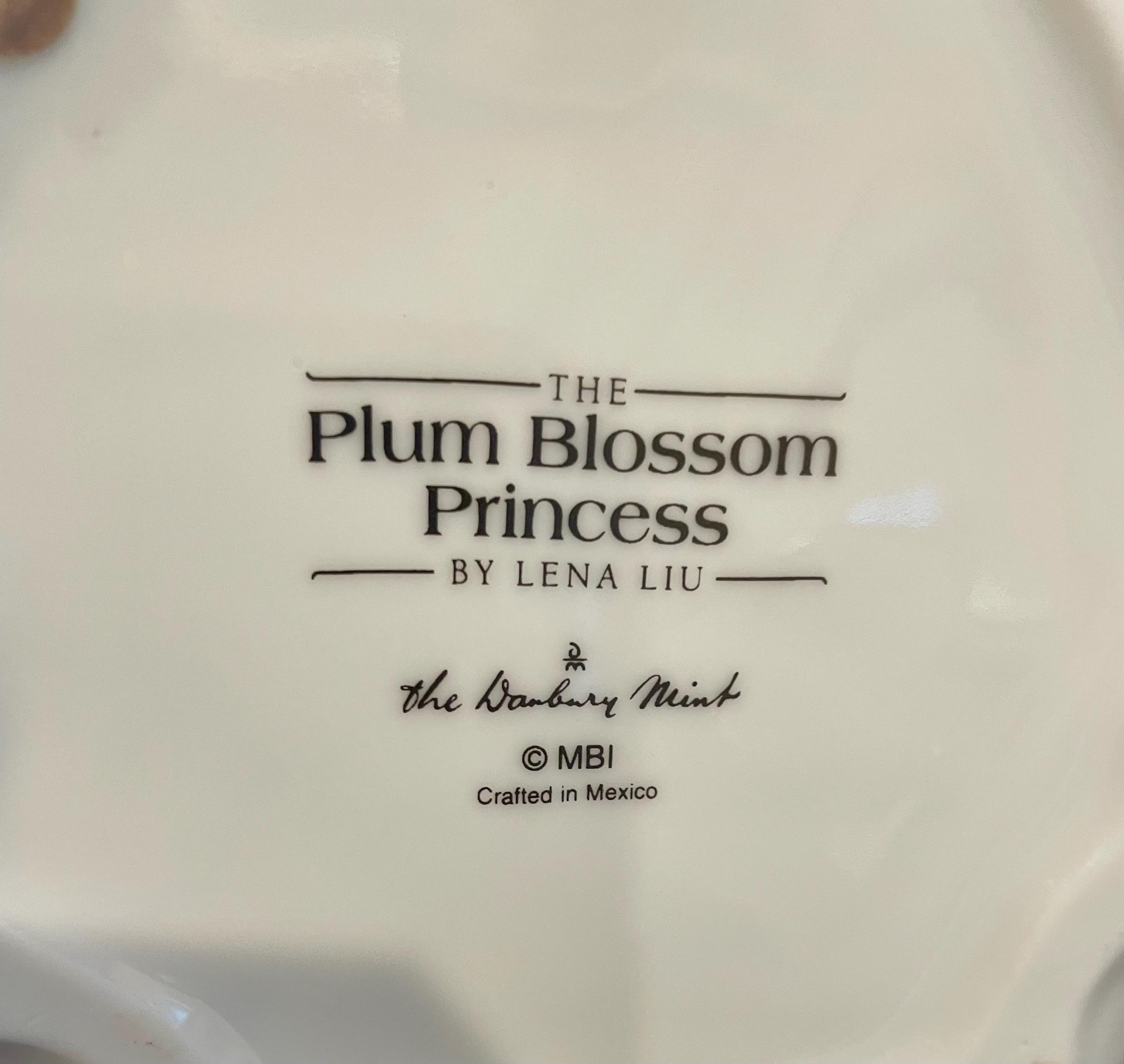Lena Liu, Porcelain Danbury Mint Figurine - the Plum Blossom