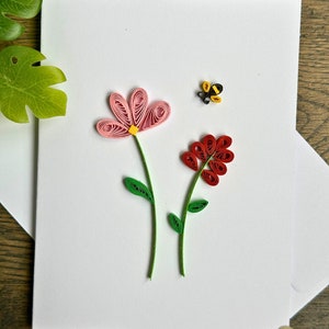 Carte de voeux de tous les jours, carte fleur piquante