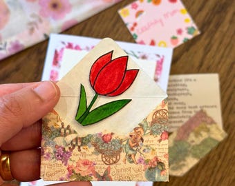 Pretty Things Mail Club: Limited Edition Stationery Kit, Hand-Cut Paper Flowers (20 Subscribers Only)