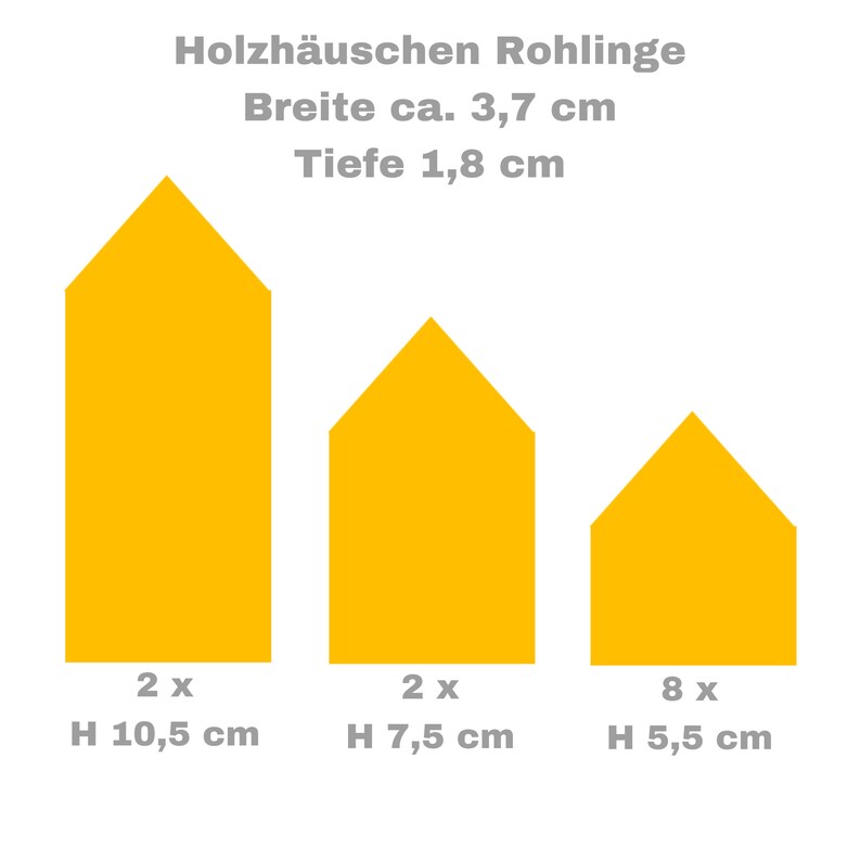 Moosono 7 Stück Holz-Bastelset Kinder, Holz Tier K Produktbild-Vorschau 9