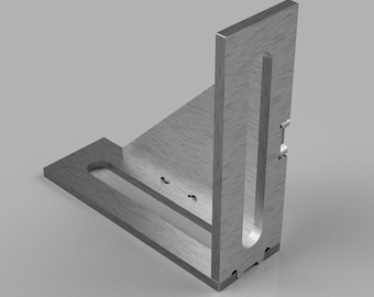 Archivos DXF de parada rápida cuadrada de 150 x 150 x 50 x 6 mm n.° 1