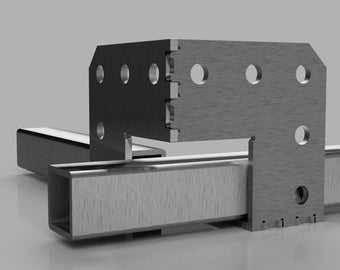 Welding Corner Clamping Square 6 x 6 x 2.75 x 1/4mm DXF