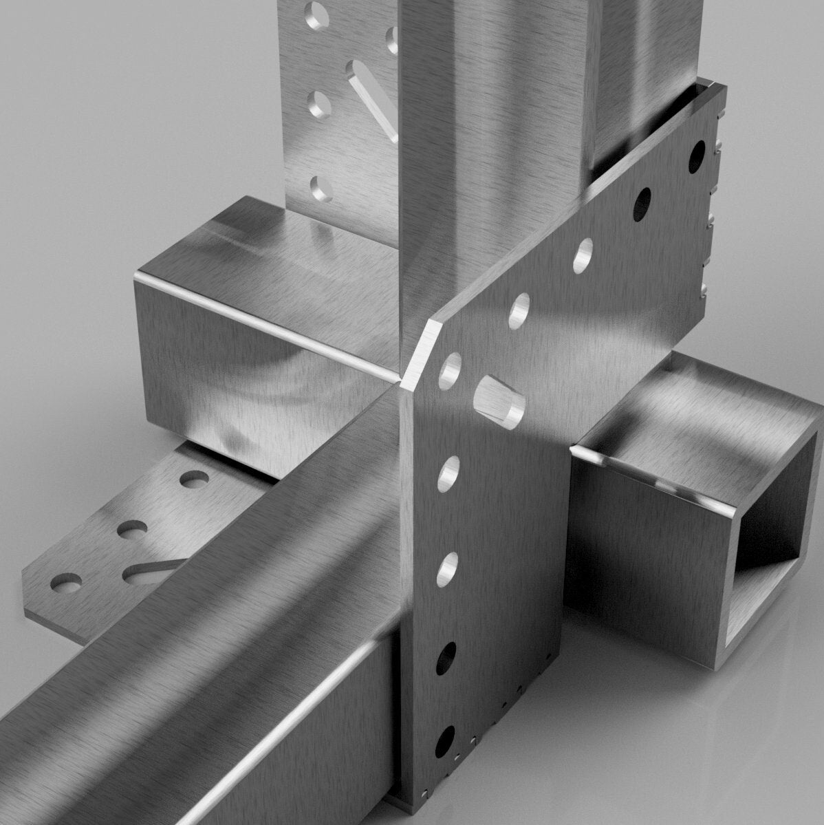 Welding Corner Clamping Square 10 X 10 X 4.75 X 1/4mm DXF Etsy