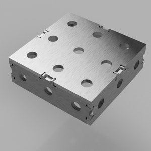 Welding Block (1) 150 x 150 x 50 x 6mm DXF Files