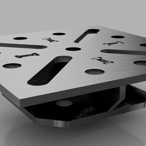 Stand Mount 200 X 200 X 50 X 6mm DXF Files - Etsy