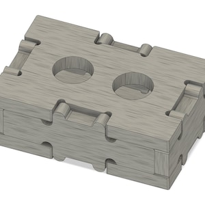 Welding 123 Block 1 x 2 x 3 x 1/4Inch DXF Files