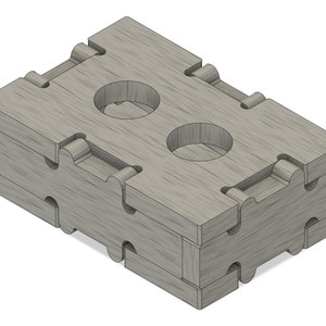 Welding 123 Block 25 x 50 x 75 x 6mm DXF Files