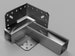 Welding Corner Clamping Square 250 x 250 x 117 x 8mm DXF 