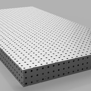 Welding Table 2400 x 1200 x 150 x 6mm DXF Files