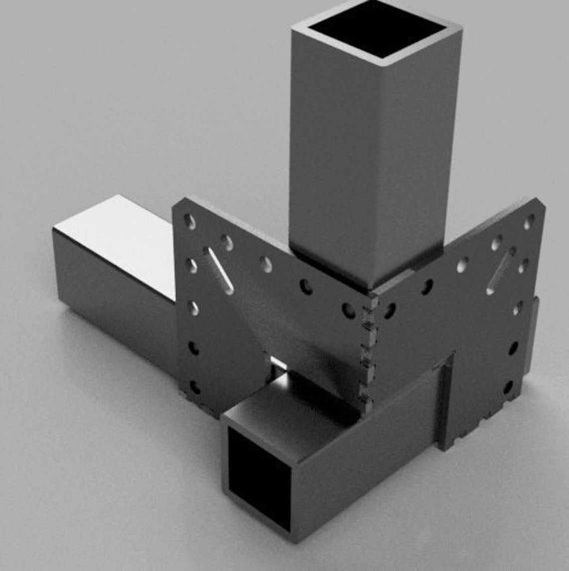 Welding Corner Clamping Square 250 X 250 X 117 X 8mm DXF Etsy