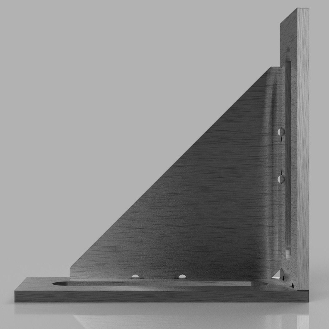 Square Quick Stop 150 X 150 X 50 X 6mm DXF Files #1 - Etsy
