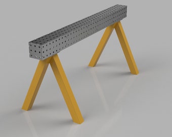Welding Trestle 150 x 1800 x 150 x 6mm DXF Files