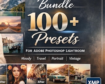 Lightroom-presets: 100 professionele foto's, geschikt voor virale Instagram-, filmische en reisfoto's, bewerking voor mobiel en desktop (2026)