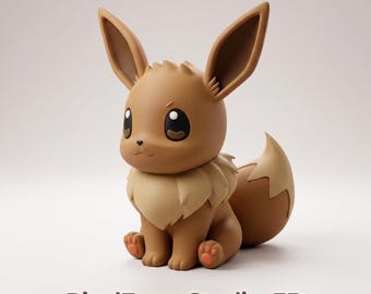 Pokemon Eevee STL 3MF 3D Model Anime Download