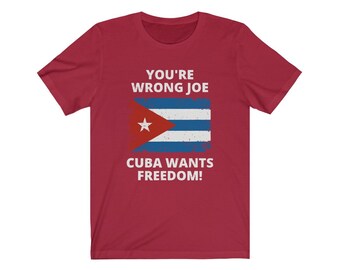 SOS キューバ シャツ、#FreeCuba T シャツ、Viva Cuba Libre、Patria y Vida T シャツ、Diaz Canel Singao、#SeAcabó T シャツ、Viva Cuba Libre シャツ