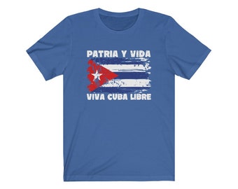 SOS キューバ シャツ、#FreeCuba T シャツ、Viva Cuba Libre、Patria y Vida T シャツ、Diaz Canel Singao、#SeAcabó T シャツ、Viva Cuba Libre シャツ