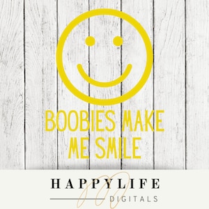 Boobies make me Smile PNG Image